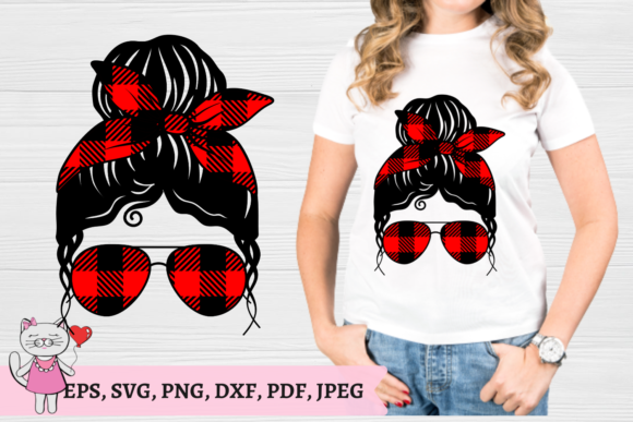 Buffalo Plaid Red Mom Life SVG Review