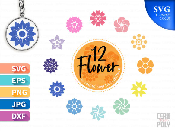 Keychain Flower Pattern Circle: A Designer’s Review