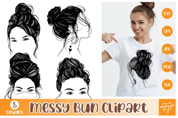 Messy Bun Hair Clipart Bundle: An Embroidery Review