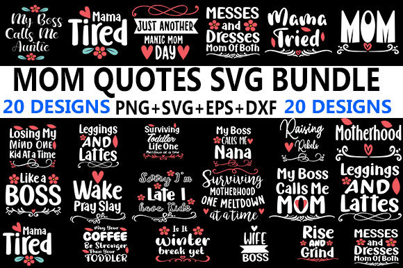 Mom Quotes Bundle: A Designer’s Stitch Test